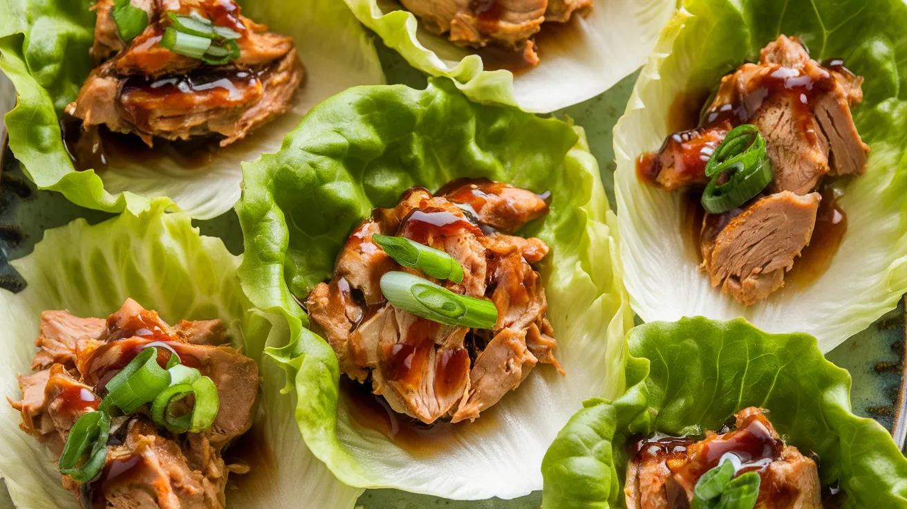 Wild Turkey Lettuce Wraps with a Sesame Soy Glaze